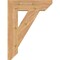 Ekena Millwork Traditional Slat Smooth Bracket, Western Red Cedar, 5 1/2"W x 24"D x 32"H BKT06X24X32TRA06SWR - alternate 2